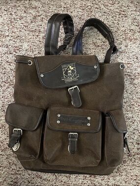 Vintage Walt Disney World rucksack with buckle closure